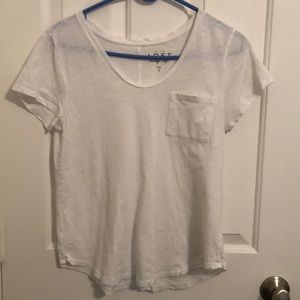 Ann Taylor Loft white t shirt